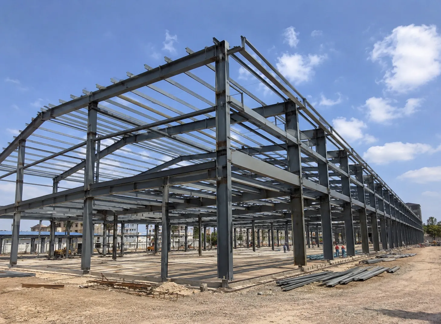 Steel structure factory building