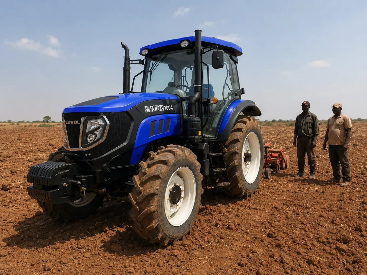 Tractor delivered to client in East Africa